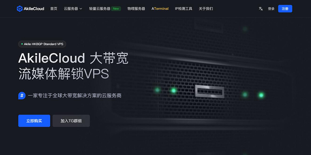 Akilecloud：国外轻量云服务器月付30元起，支持AKDNS解锁流媒体-资源部落