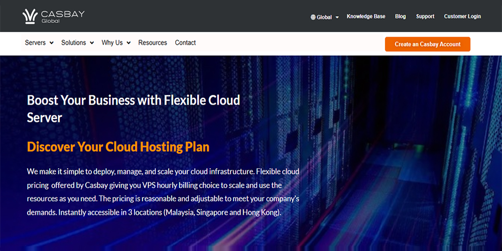 Casbay：新增马来西亚不限流量VPS，适合TikTok小店/个人电商站点-资源部落
