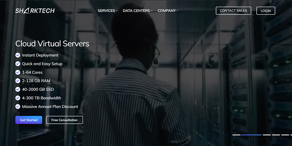 Sharktech：高防VPS年付$47.7起，高防独立服务器月付$199起-资源部落