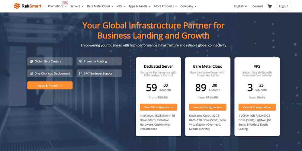 RAKsmart三月促销：美国VPS主机$21.36/年起，大带宽不限流量服务器$44.5/月起，站群服务器$110/月起-资源部落