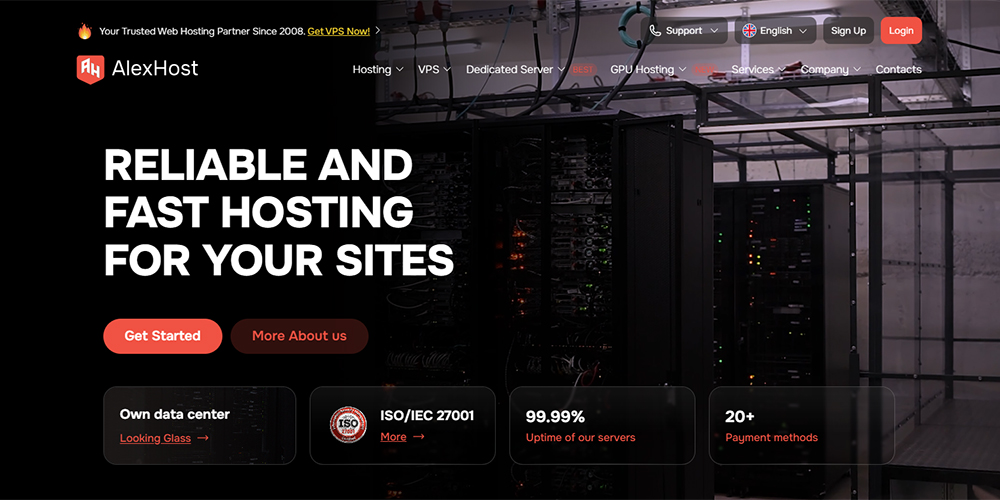 AlexHost：系统管理员日全场优惠15%，抗投诉VPS/独立服务器，无视DMCA滥用投诉/可匿名-主机之家