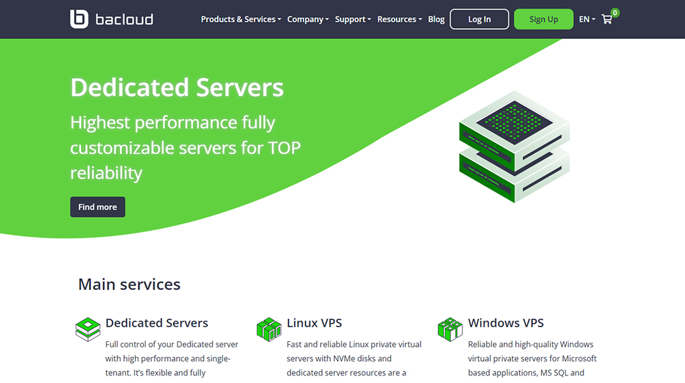 Bacloud美国/英国/荷兰/立陶宛Windows VPS循环8折 月付€19.2起 - 主机之家
